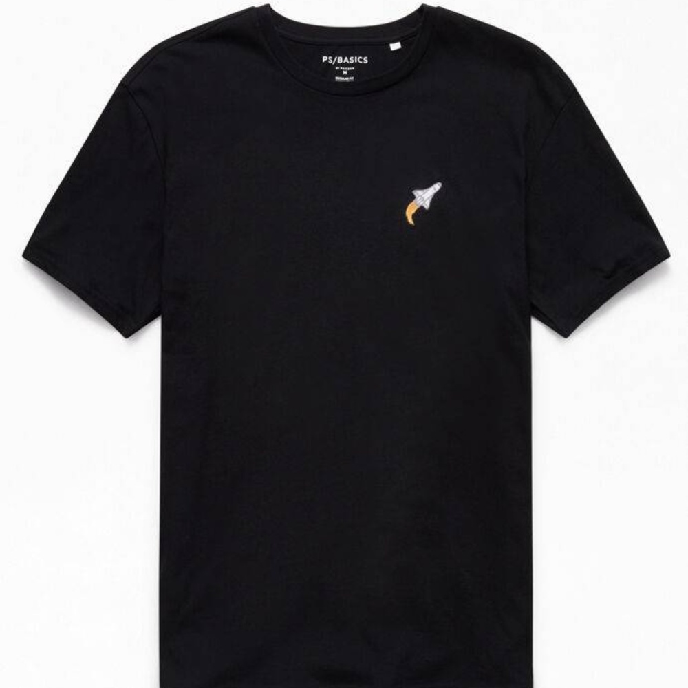 PS Basics Dottie Regular T-Shirt: Black